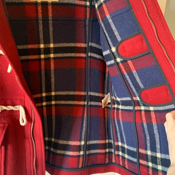 Med TNA Red Wool Coat - Picture 4 of 5